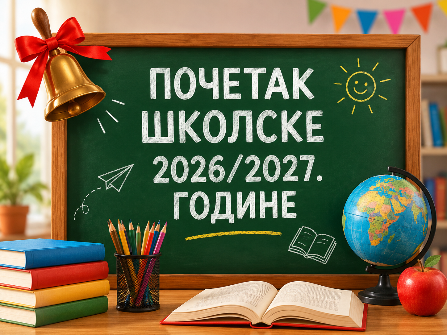 ОБАВЕШТЕЊЕ О ПОЧЕТКУ ШКОЛСКЕ 2026/2027. ГОДИНЕ
